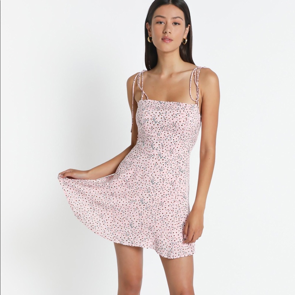 Showpo Roll With Me Dress in Pink Floral